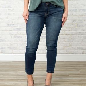 Judy Blue Cropped Skinny Jeans